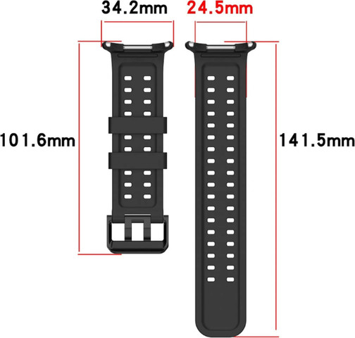 רצועה לשעון סמסונג גלקסי ווטש אולטרה 1/2 Breathable WB20 צבע Space Gray