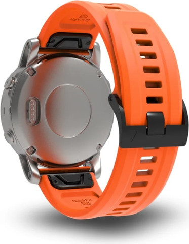 רצועת סיליקון איכותית QuickFit 26MM לשעוני גרמין GM001 צבע Orange