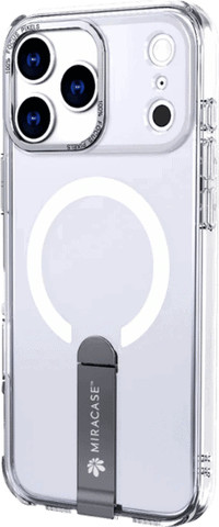 כיסוי MagSafe שקוף עם מעמד iPhone 17 Pro Max Miracase MIRASTAND