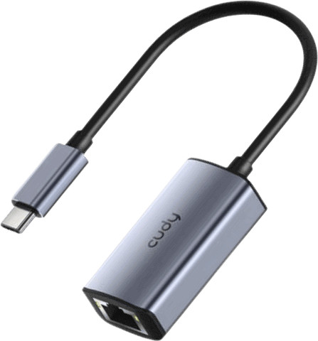 מתאם רשת 2.5Gbps USB-C ל-RJ45 Ethernet Cudy UE25C