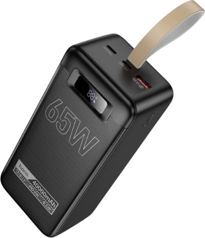 סוללת גיבוי עוצמתית Hoco DB82 65W PD 40000mAh טעינה מהירה למחשבים ניידים וסמארטפונים