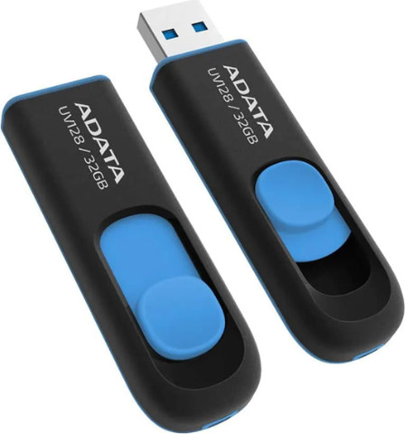 דיסק און קי USB 3.1 32GB מהיר UV128 ADATA כחול