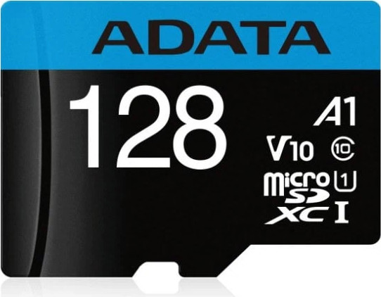 כרטיס זיכרון Micro SDXC 128GB UHS-I עם מתאם ADATA Premier