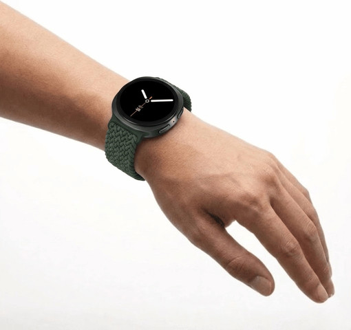 רצועה לסמסונג Galaxy Watch 8 מגנטית Loop ניילון חבל WB06 Green