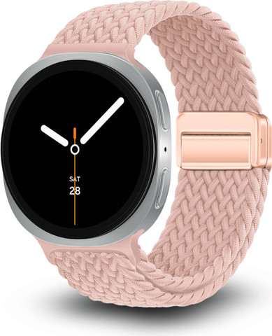 רצועה לסמסונג Galaxy Watch 8 מגנטית Loop ניילון חבל WB06 Pink