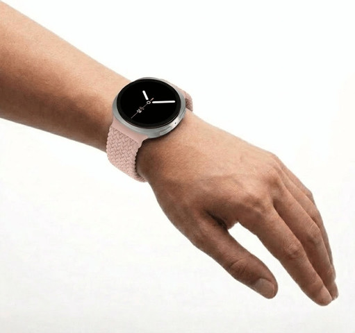 רצועה לסמסונג Galaxy Watch 8 מגנטית Loop ניילון חבל WB06 Pink