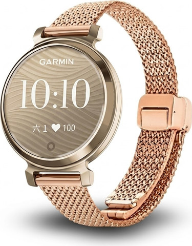 רצועה מגנטית Mesh 14mm Quick Release לגרמין לילי 2 Rose Gold