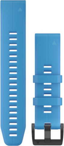 רצועת סיליקון מקורית לשעוני גרמין QuickFit 22MM Cyan Blue