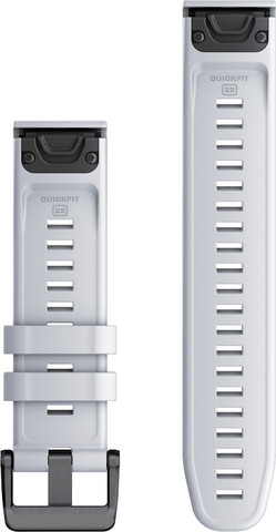 רצועת סיליקון מקורית לשעוני גרמין QuickFit 22MM Whitestone