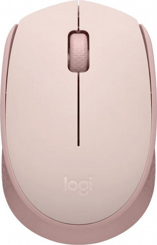 עכבר אלחוטי קומפקטי Logitech M171 חיי סוללה ארוכים ורוד