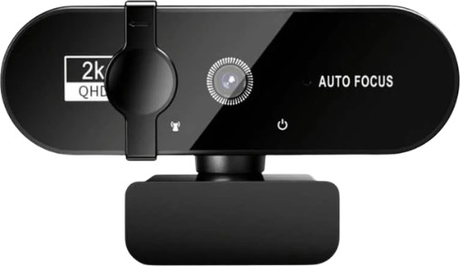מצלמת רשת 2K מקצועית דגם PC01 עם פוקוס אוטומטי מיקרופון מובנה לסינון רעשים וסיבוב 360