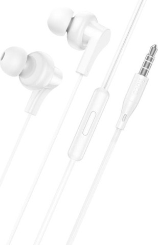 אוזניות חוטיות 3.5mm עם מיקרופון ושליטה בכבל HOCO M114
