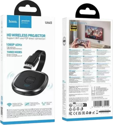מתאם שיקוף מסך אלחוטי HD 1080P WiFi HDMI HOCO UA45 לטלויזייה מסך