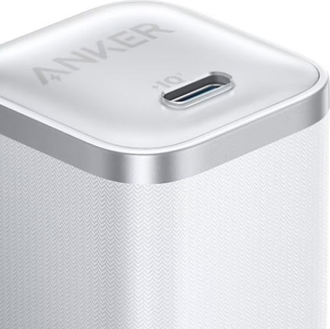 מטען קיר קומפקטי 45W USB-C Anker Nano לבן