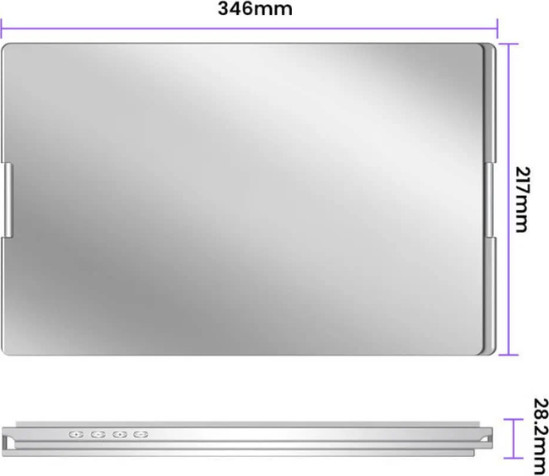 מסך כפול נייד 14 אינץ' IPS שלש את המסכים בכבל אחד TRIVIEW S688 Pro