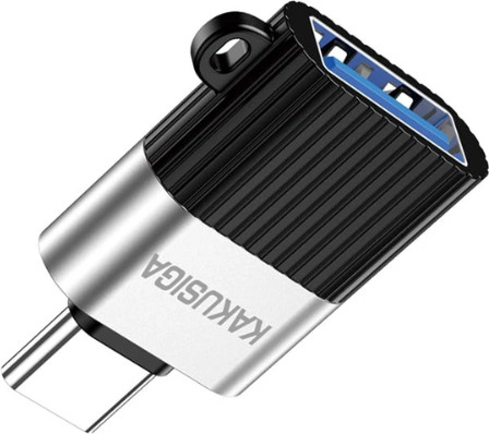 מתאם OTG Type-C זכר ל-USB-A נקבה KSC-1420 אלומיניום USB 3.0