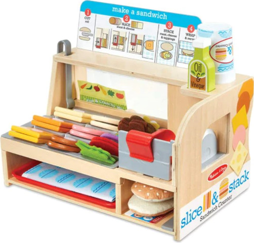 דוכן כריכים עשוי עץ מבית מליסה ודאג Melissa And Doug