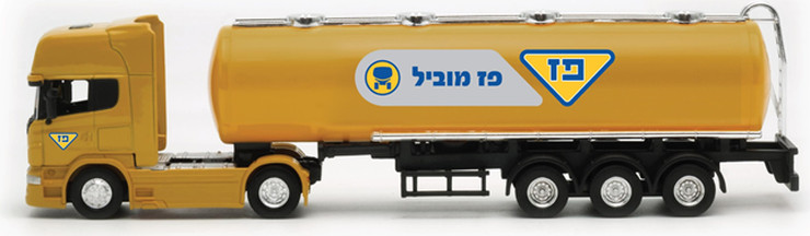 משאית מתכת דלק פז מתכת
