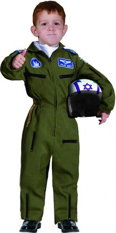תחפושת לבנים - טייס קרב - רודריגז - מידה 8