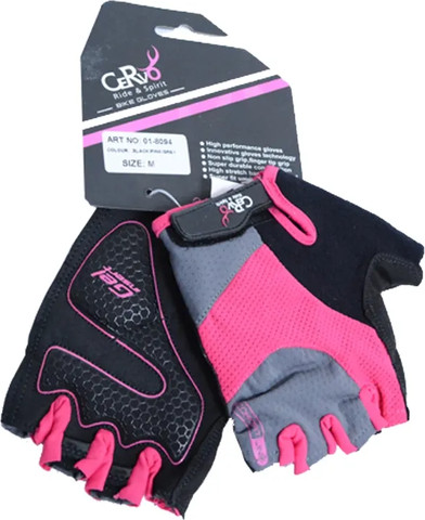 כפפות רכיבה לנשים WOMEN CYCLING GLOVES PINK M