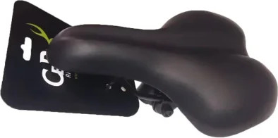 אוכף שחור עם חבק במידות 184mm x 258mm