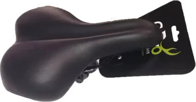 אוכף שחור עם חבק במידות 184mm x 258mm