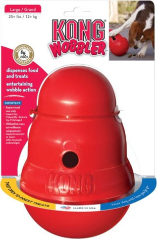 צעצוע האכלה איטית לכלב | Kong Wobbler