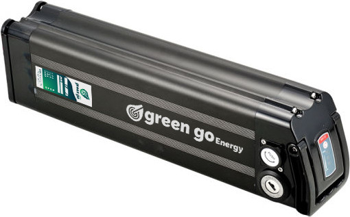 סוללה 36V 10.5Ah לאופניים חשמליים ליתיום נשלפת, במארז שחור.