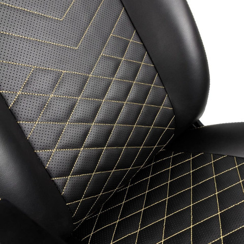 כיסא גיימינג Noblechairs ICON Black/Gold בצבע שחור/זהב