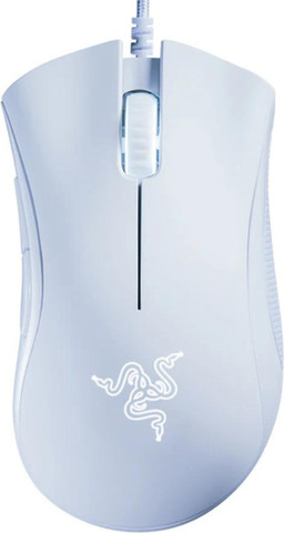 Razer Deathadder Essential עכבר גיימינג חוטי צבע לבן
