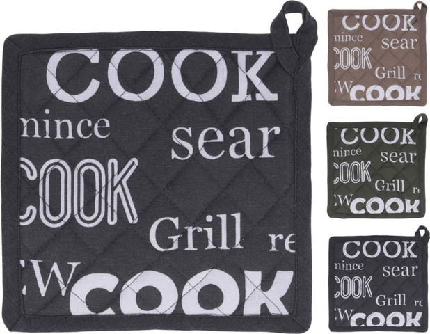 מחזיק סיר חם 20X20 כותנה COOK DESIGN