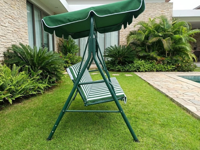 נדנדת פרימיום לגינה 3 מושבים
