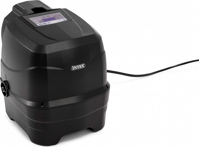 ג׳קוזי מתנפח INTEX מרובע בקוטר 1.96 מ׳ – מתאים ל־6 אנשים, בעיצוב אבן אפורה מודרנית