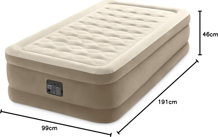 מזרן מתנפח יחיד אינטקס INTEX 64426 – סדרת היוקרה Fiber-Tech Dura-Beam