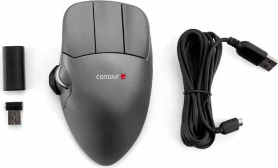 עכבר ארגונומי אנכי אורטופדי - Contour Mouse - ימין/שמאל חוטי/אלחוטי