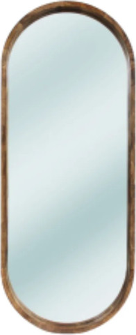 מראה מסגרת עץ קפסולה 150/60