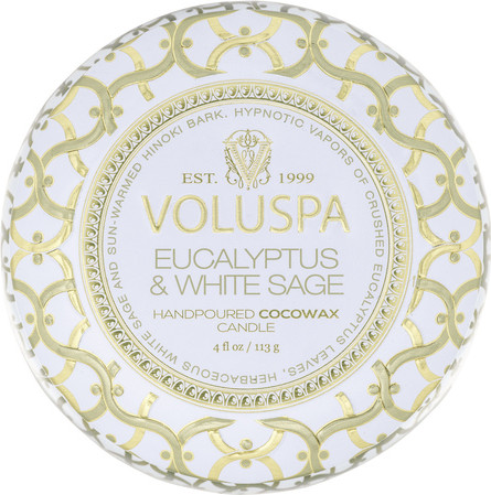 נר ריחני בקופסת פח - Eucalyptus