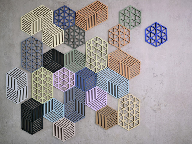 תחתית לסיר Hexagon Long - כחול מידנייט