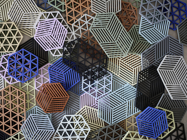 תחתית לסיר Hexagon Long - כחול מידנייט