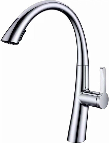 ברז מטבח נשלף WAVE כרום AQUILA PREMIUM