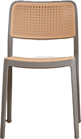 כסא RATTAN צבע כסא RATTAN   אפור