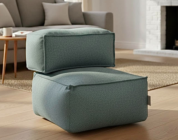 הדום ומשענת Samber +backrest צבע אוקינוס