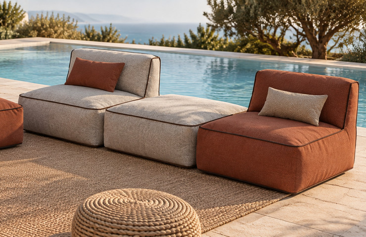 הדום מרובע מודולרי - CARIBE linen