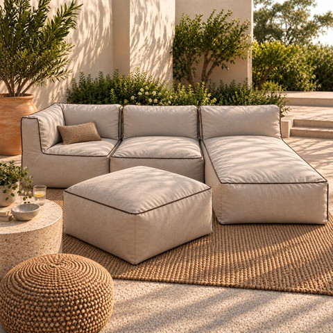 הדום מרובע מודולרי - CARIBE linen