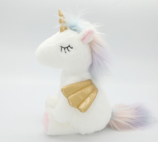 פוף חד קרן לילדים עם בובה תואמת |  UNICORN