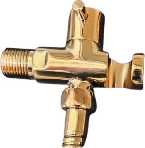 שיבר למתז 8775G בודד Brass אל חלד כולל תפסן מקדימה צבע זהב מבריק