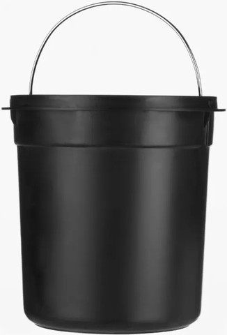 פח אשפה 5 L100W נירוסטה אל חלד מעוגל 5 ליטר טריקה שקטה צבע לבן מט