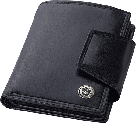 ארנק בטיחות NFC+RFID עור איטלקי שחור 10x7.5ס"מ GV-4861