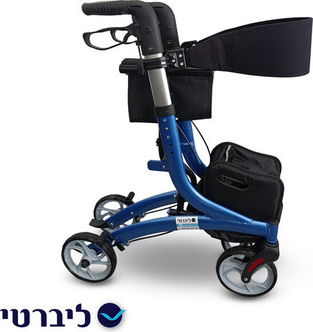 רולטור 4 גלגלים Niro מפואר עם גלגלי גומי גדולים וכבל מעצור נסתר