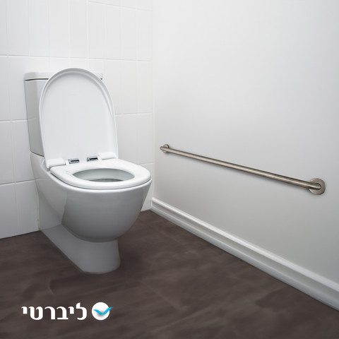 ידית נירוסטה לחדר האמבט ולמדרגות בגדלים 100-150 ס"מ